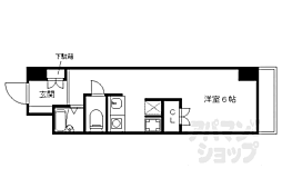 KIND3 1Kの間取図画像