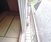 洗濯物を干す場所です。