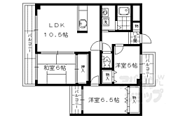 カサデ高ノ手 3LDKの間取図画像