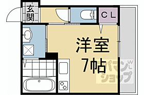 2階 / ワンルーム / 19.99㎡