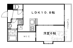 エーベル音戸山 1LDKの間取図画像