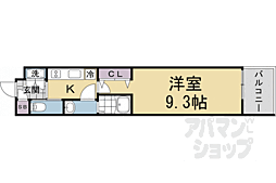 ART COURT 1Kの間取図画像