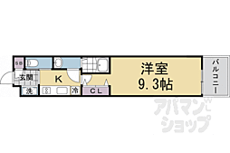 ART COURT 1Kの間取図画像