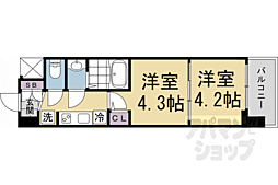 エステムコート京都千雅邸 3階/304