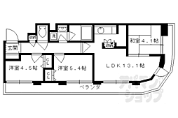 パインフィールド洛東 3LDKの間取図画像