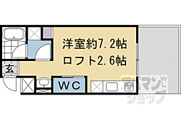mahia・SUN-YOU ワンルームの間取図画像