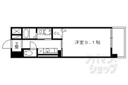 レクイアーレ大宮 1Kの間取図画像