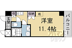 グランパーク・ポラリス 1Kの間取図画像