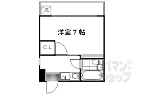 フロンティア西森ビル 402 ｜ 京都府京都市中京区御幸町通御池上る亀屋町（賃貸マンション1K・4階・20.29㎡） その2