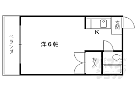 京都府京都市右京区太秦中筋町（賃貸マンション1K・4階・17.21㎡） その2