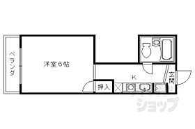 京都府京都市右京区西京極西池田町（賃貸マンション1K・3階・18.50㎡） その2