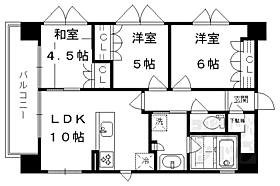 京都府京都市下京区上平野町（賃貸マンション3LDK・11階・63.92㎡） その2