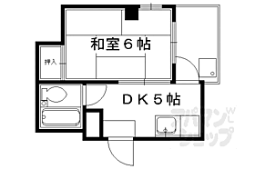 城南ハイツ 306 ｜ 京都府京都市中京区新シ町通姉小路下る上一文字町（賃貸マンション1DK・3階・25.00㎡） その2