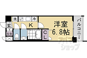 京都府京都市下京区西七条石井町（賃貸マンション1K・6階・23.40㎡） その2