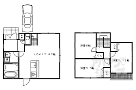 京都府京都市上京区御前通今出川上る2丁目東入ル北町（賃貸一戸建3LDK・--・84.04㎡） その2