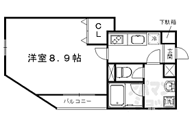 京都府京都市右京区山ノ内荒木町（賃貸マンション1K・4階・30.16㎡） その2