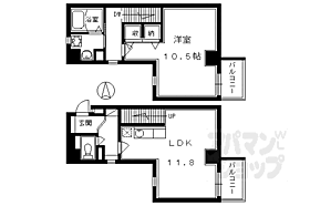 シャトーあと村 503 ｜ 京都府京都市下京区麩屋町通五条上ル下鱗形町（賃貸マンション1LDK・5階・58.42㎡） その2