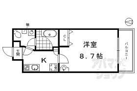 メゾンシレーネ 401 ｜ 京都府京都市東山区妙法院前側町（賃貸マンション1K・4階・26.79㎡） その2