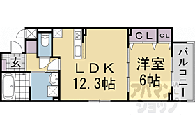 京都府京都市南区吉祥院砂ノ町（賃貸アパート1LDK・3階・45.20㎡） その1