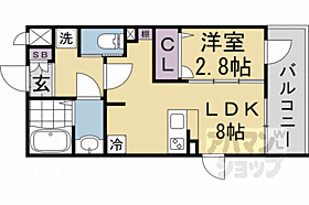 京都府京都市南区東九条北松ノ木町（賃貸マンション1LDK・1階・28.66㎡） その2