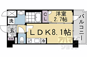 京都府京都市南区上鳥羽勧進橋町（賃貸マンション1LDK・1階・28.47㎡） その2