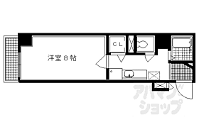 京都府京都市上京区今出川通大宮東入2丁目西船橋町（賃貸マンション1K・7階・26.00㎡） その2