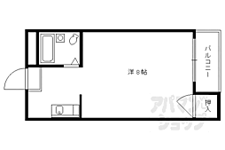 大隅ビル 1Kの間取図画像