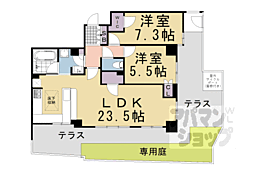 ライオンズ京都五條院ロイヤルグレイド 1階/106