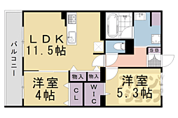 シュピアメゾン油小路 1SLDKの間取図画像