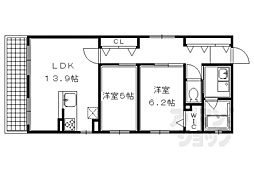 コンフォールパレ新町二条 3階/303