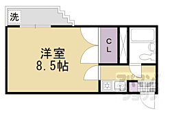 FRAGRANCE大宮 1Kの間取図画像