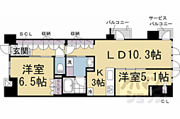 レーベン京都河原町 5階