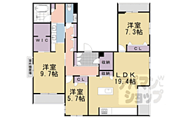 京都市中京区晴明町マンション 3LDKの間取図画像
