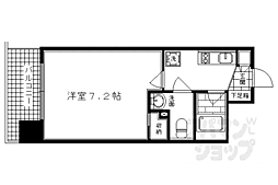 和泉ハイツ 1Kの間取図画像