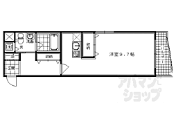 SHICATAONZEBLDG 1Kの間取図画像