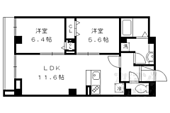 物件の間取り