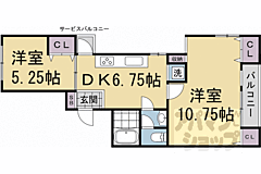 物件の間取り