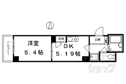 ボンネール葵 1DKの間取図画像
