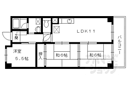 イヌイ星の子ハイツ 3LDKの間取図画像