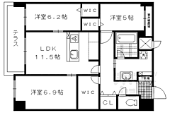 物件の間取り