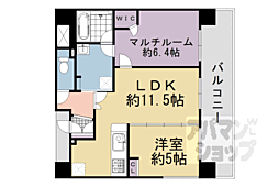 エステムプラザ京都四条烏丸 2LDKの間取図画像