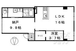 丸福ビル 1SLDKの間取図画像