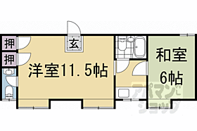 京都府京都市西京区大枝沓掛町（賃貸アパート1DK・2階・23.04㎡） その2