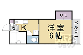 京都府京都市西京区桂春日町（賃貸アパート1K・1階・21.87㎡） その2