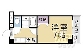 京都府京都市西京区桂上野中町（賃貸マンション1K・3階・21.62㎡） その2