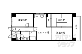 プラムタウンイマイ 205 ｜ 京都府京都市右京区太秦京ノ道町（賃貸マンション3LDK・2階・59.40㎡） その2