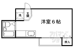 パンプキンハウス ワンルームの間取図画像