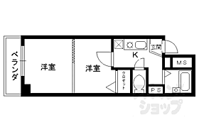 アルティスタ三条 402 ｜ 京都府京都市中京区壬生神明町（賃貸マンション2K・4階・24.85㎡） その2