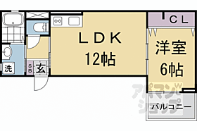 カーサ・フェリーチェ丸太町 303 ｜ 京都府京都市右京区常盤草木町（賃貸アパート1LDK・3階・42.34㎡） その2