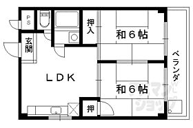 京都府京都市西京区嵐山中尾下町（賃貸マンション2LDK・3階・40.00㎡） その2